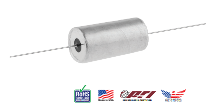 18J3-0.450R金屬管狀電容器Arizona Capacitors