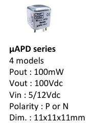 μAPD系列電源模塊