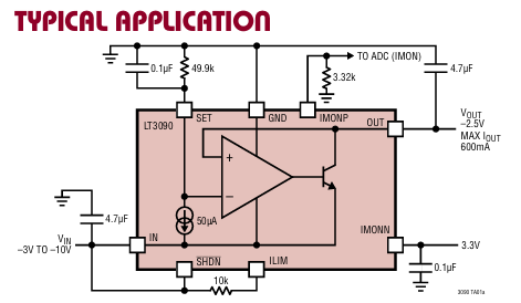 LT3090EDD線性穩(wěn)壓器(LDO)現(xiàn)貨供應